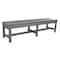 Highwood Usa 6ft Commercial Grade Backless Picnic Bench Outdoor Furniture for Patio, Yard and Garden CM-BENSQ61-CGE - alternate 1